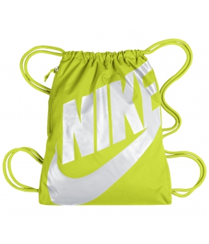 Рюкзак Nike HERITAGE GYMSACK салатово-белый