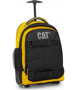 Рюкзак на колесах CAT Millennial желто-черный