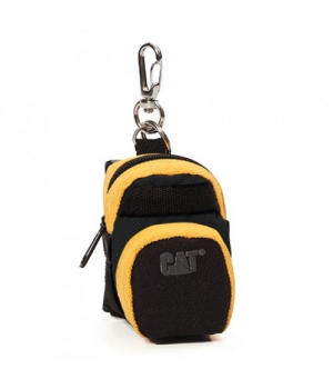 Брелок в виде рюкзачка с логотипом CAT®, 83122.12, желтый/чёрный.