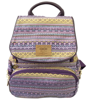 Рюкзак подростковый ZiBi Compact PURPLE ETHNO ZB16.0661PE, фиолетовый.