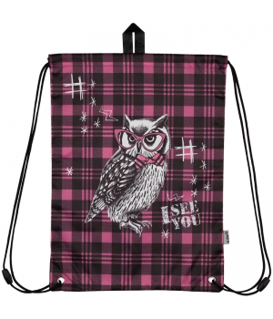 Детская сумка для обуви Kite Smart owl K18-600S-3.