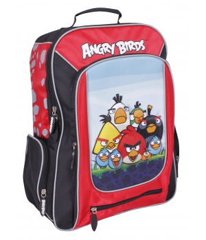 Красный школьный ранец Angry Birds