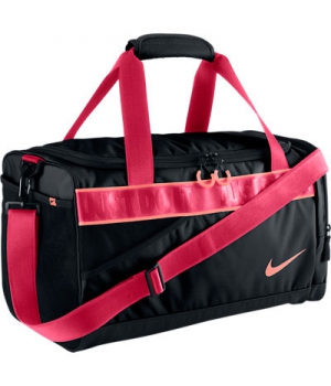Спортивная сумка NIKE VARSITY DUFFEL черно-розовая