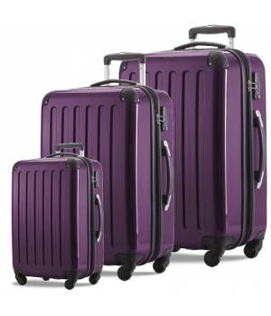 Набор чемоданов Hauptstadtkoffer ALEX SET VIOLET (45 л, 87 л, 130 л).