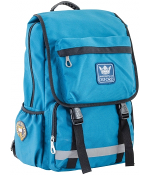 Рюкзак подростковый 1 ВЕРЕСНЯ OX-228, голубой.
